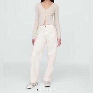 Gap High Rise Barrel Jeans